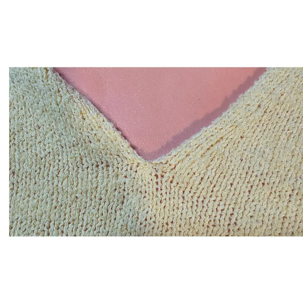 Free People Beach Womens XS Poppy Sweater Mini Dress in Sunrise‎ Peach